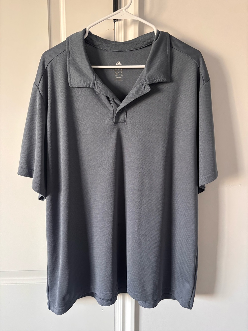 adidas Men’s Heather Gray Performance Polo